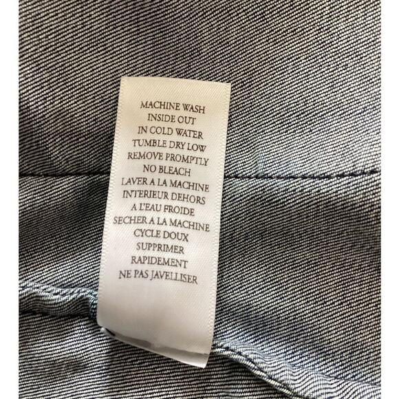 Frank & Eileen Dublin 1977 Wash Blue Italian Performance Denim Blazer Size XS - Picture 15 of 15